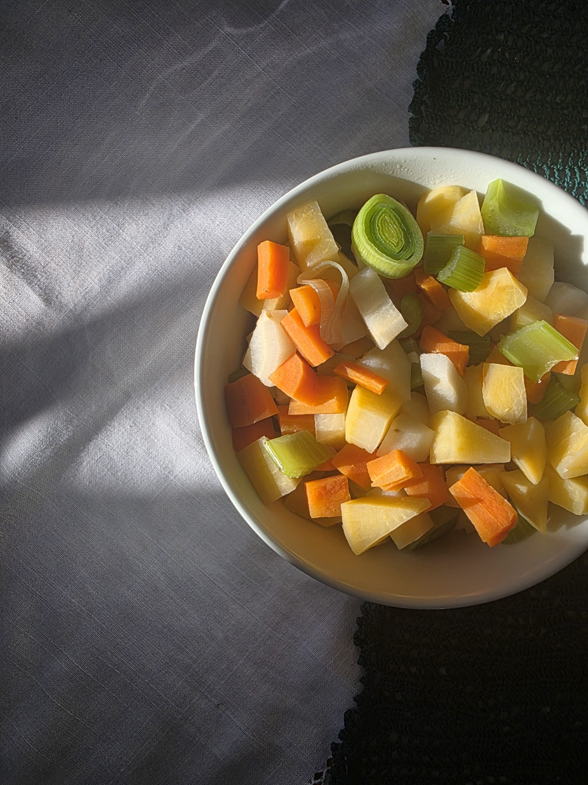 kjøttfri, vegetar variant av tradisjonell lapskaus