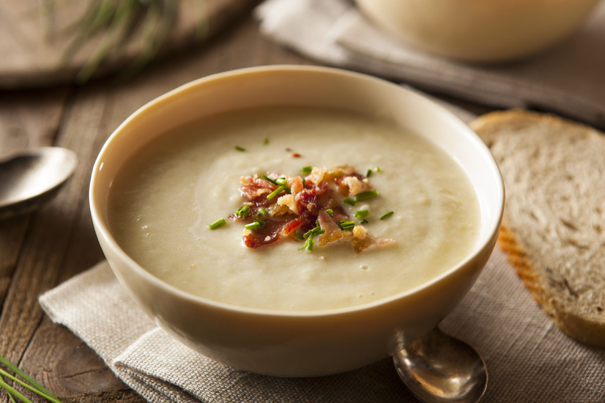 shutterstock_252464710 potetsuppe bacon