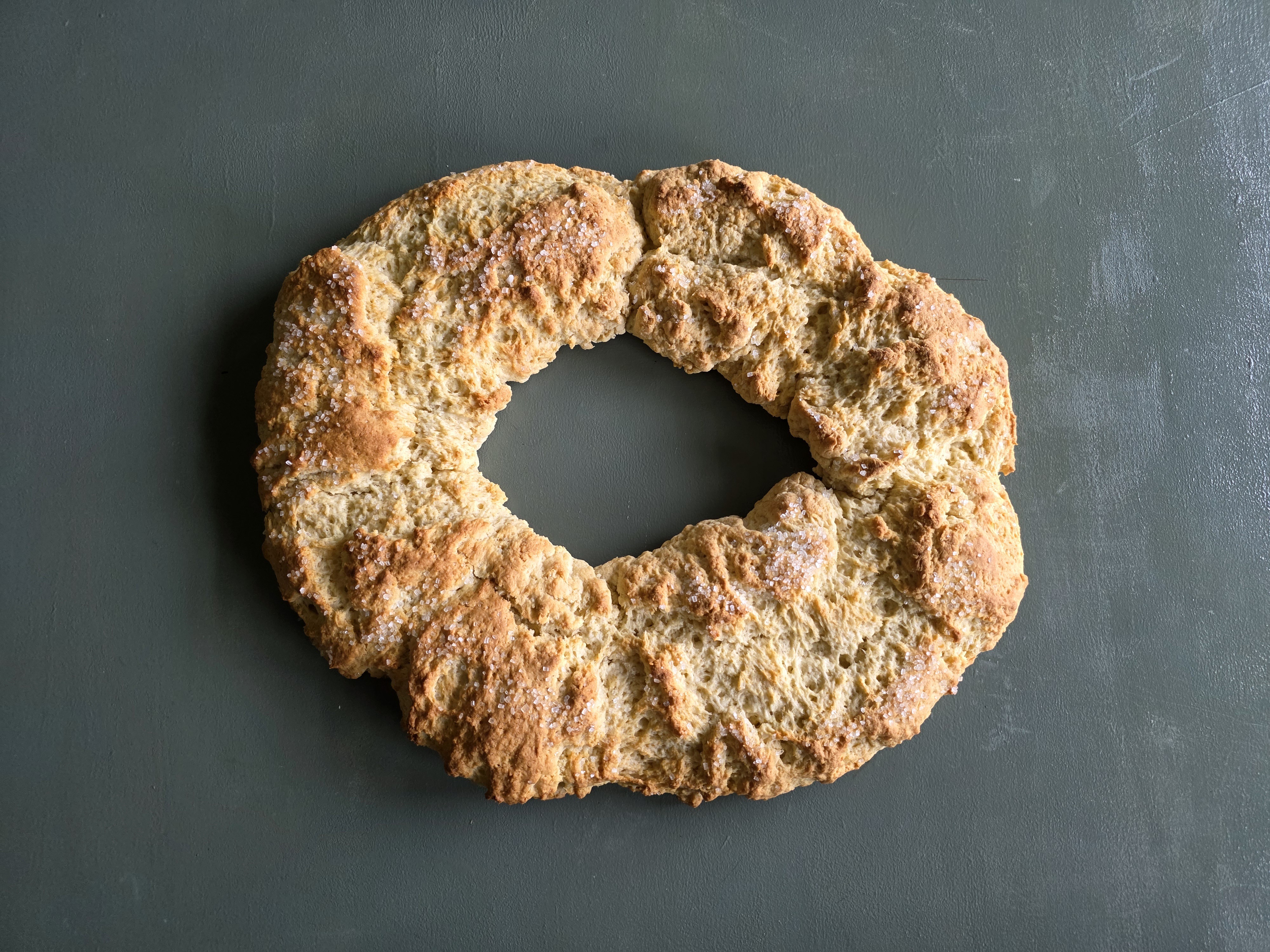 Kringle med bakepulver