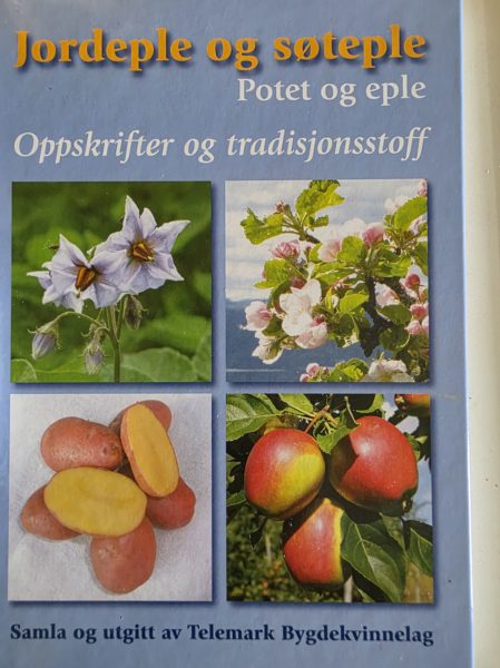 Boken jordeple og søteple, utgitt av Telemark Bygdekvinnelag